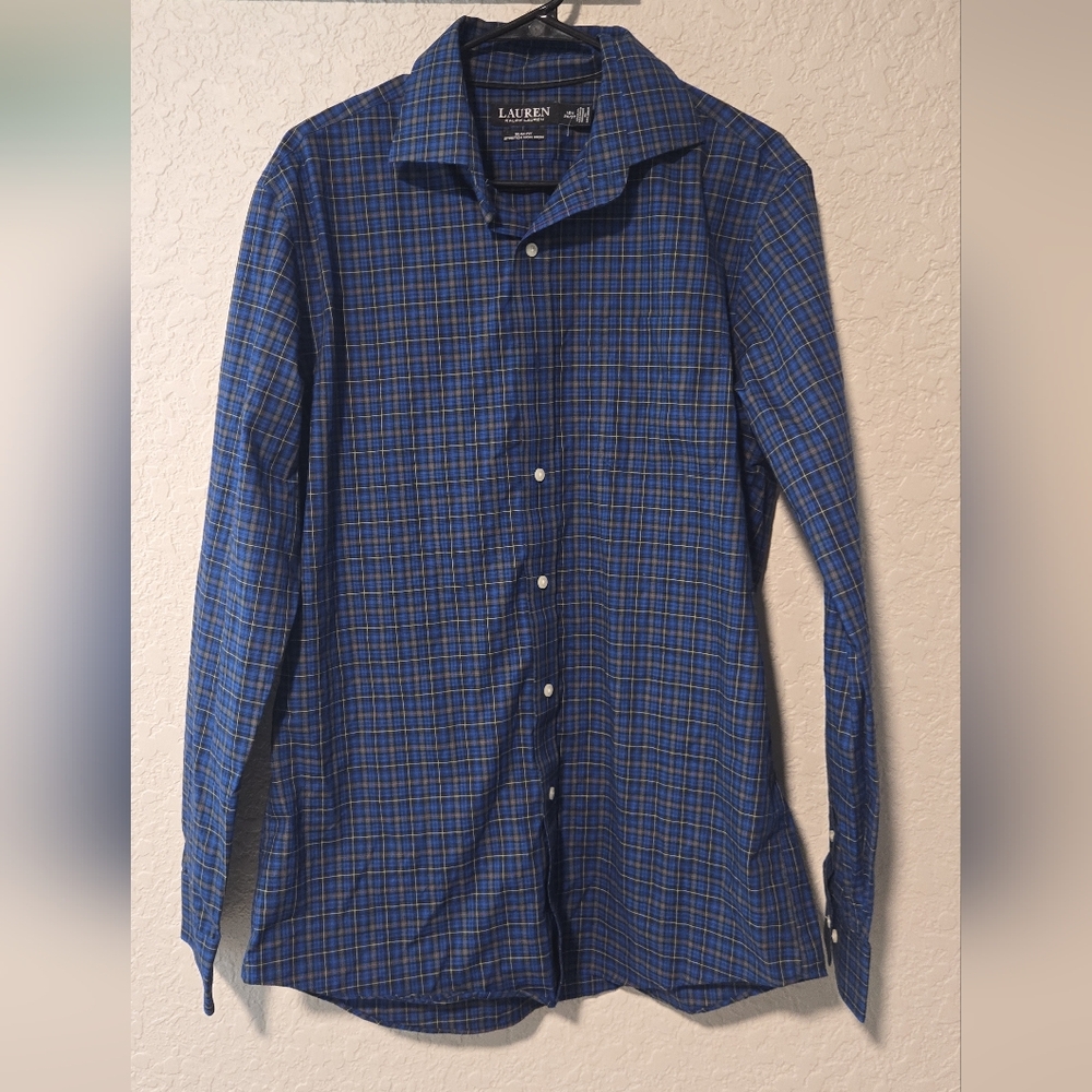 Lauren Ralph Lauren Black Label Plaid Button Down
